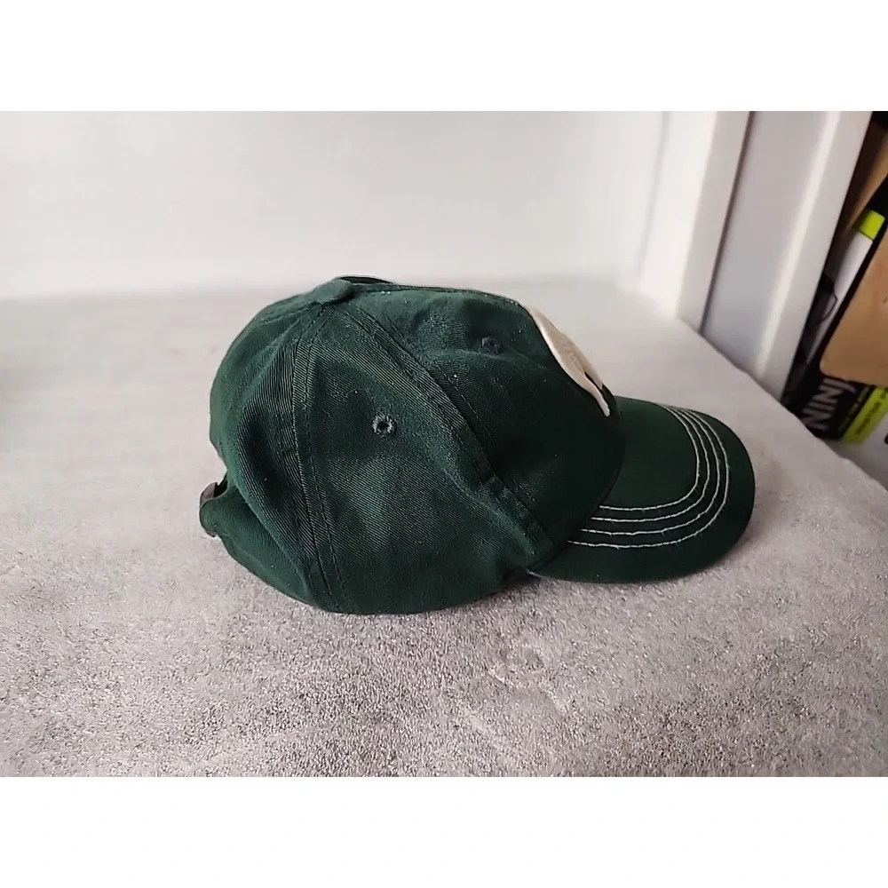Michigan State Spartans Youth Hat Green Adjustable Baseball Cap Spartan Helmet